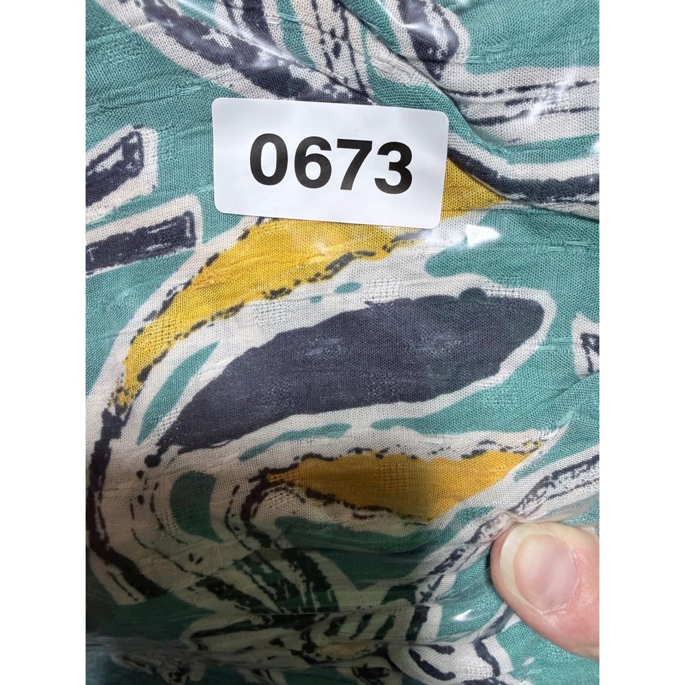 Christian Siriano Blouse Womens Small Green Floral Tie Front Boho Festival NWT - Picture 10 of 10